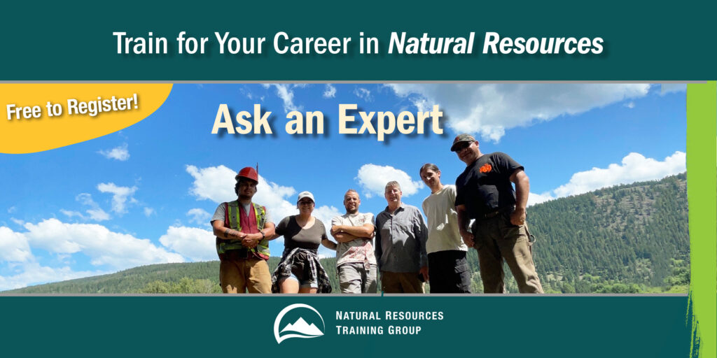 Train for your career in natural resources - ask an expert event